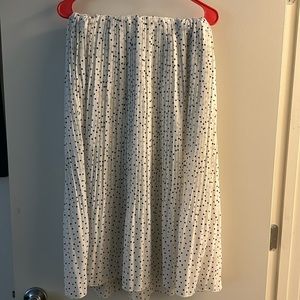 Maxi pokadot skirt